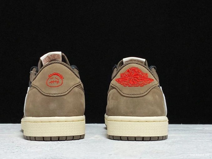 Rep Onekick Air Travis OG Mocha 1 Jordan Scott Low Dark x CQ4277-001 SP 0728